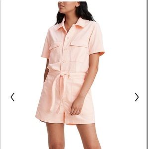 Levi's Soft Surplus Romper light pink Medium